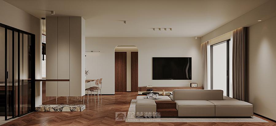 暖棕雅調，藏露有致的精致居境